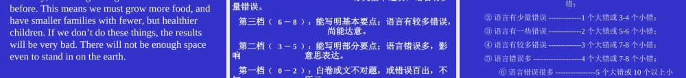 九年级英语中考解析书面表达课件