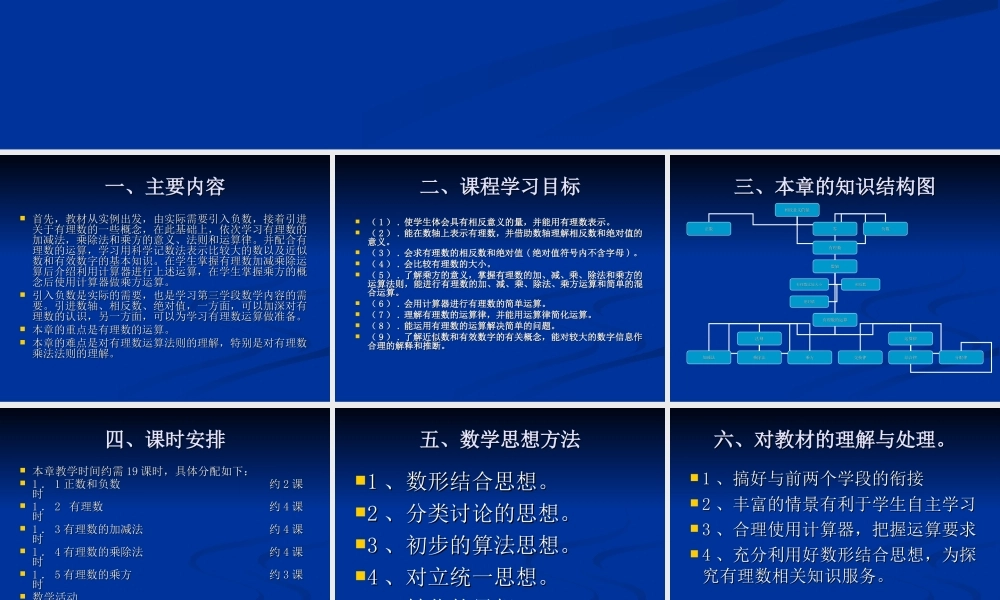 七年级数学有理数
