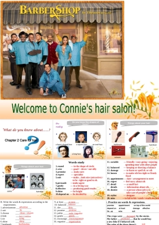九年级英语：Chapter 2 Care for hair课件(深圳牛津版) 课件