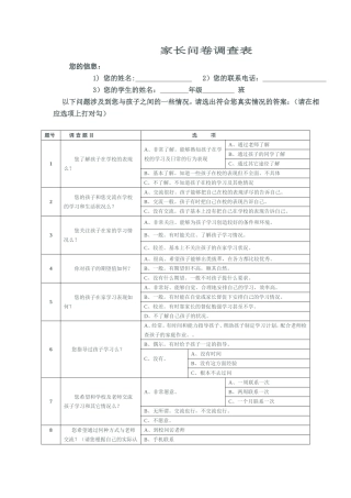 家长问卷调查 (4)