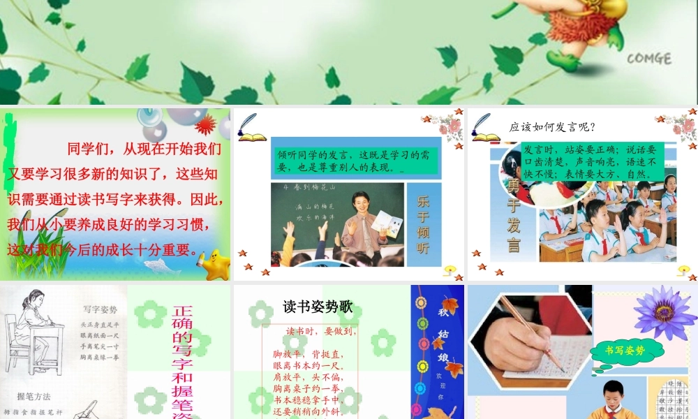 培养良好的学习习惯2