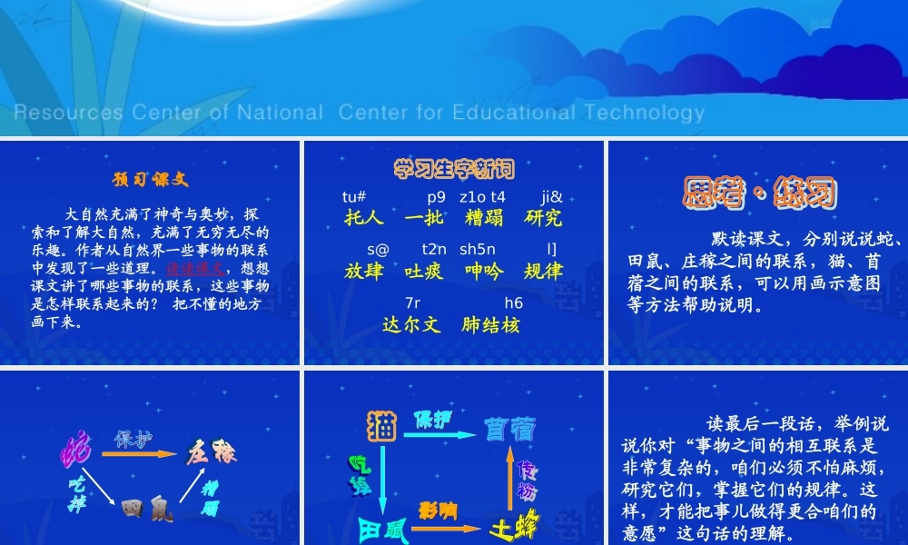《蛇与庄稼》课堂演示课件