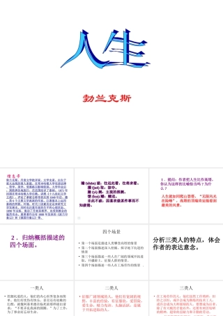 《人生》PPT课件