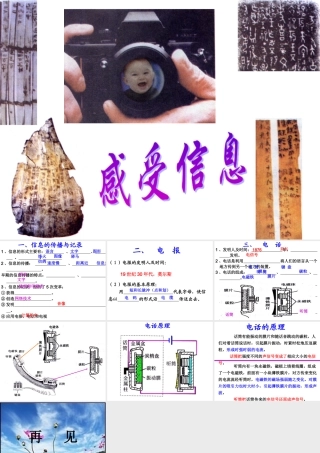 感受信息课件