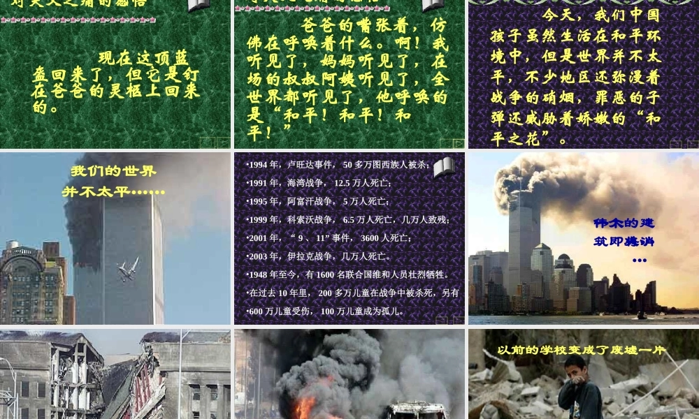 人教版小学语文第八册《一个中国孩子的呼声》