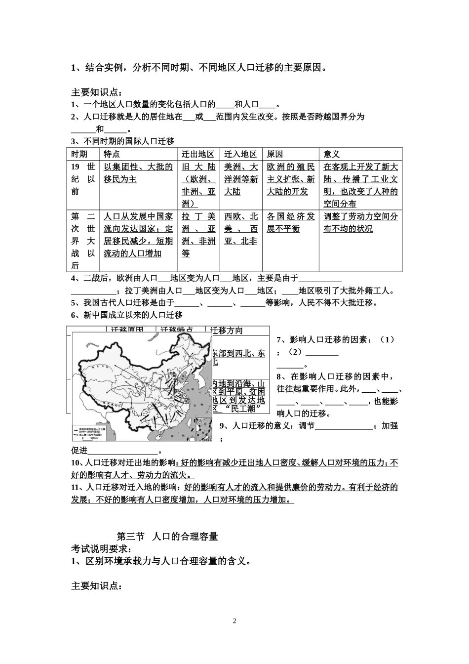 高中地理必修2复习提纲_第2页