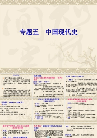 专题五通史构建