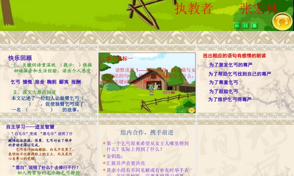 《为了他的尊严》PPT课件