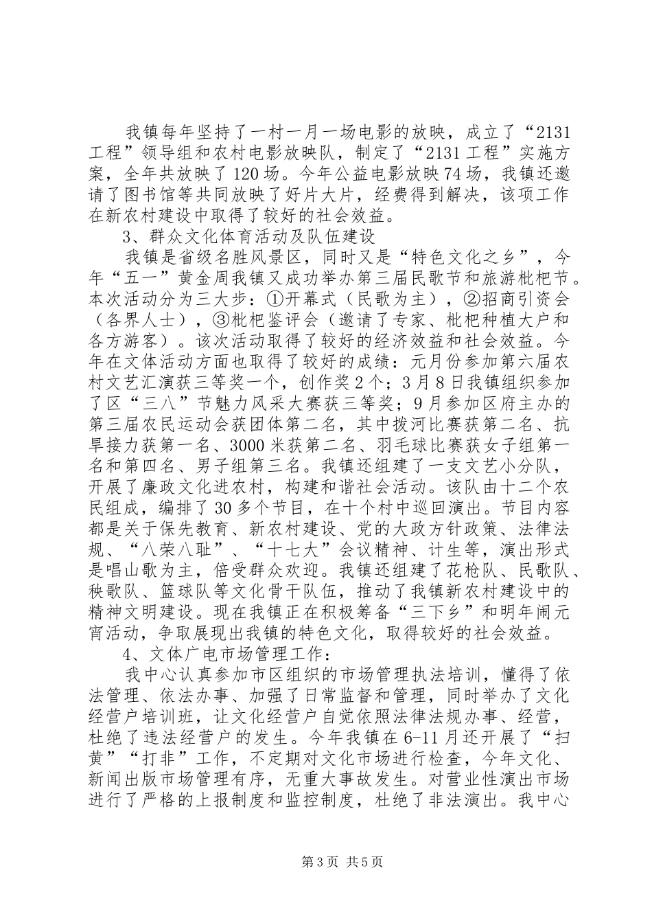 宣传文化中心工作总结和工作计划_第3页