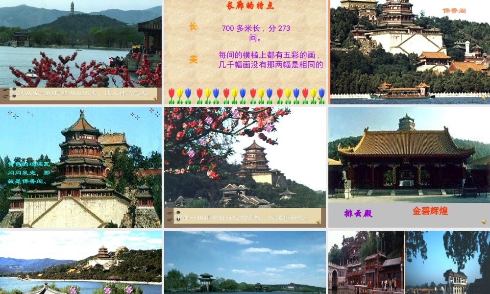 人教版四年级语文《颐和园》PPT课件