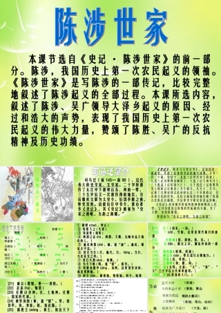 九年级语文上册 第21课 陈涉世家课件 新人教版 课件