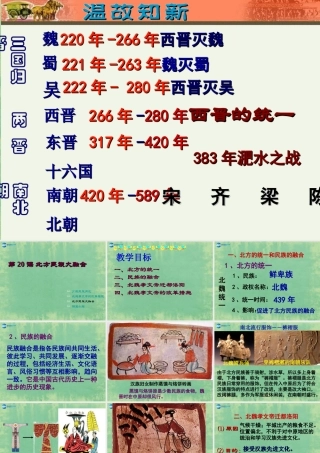 中学七年级历史上册 第北方民族大融合课件 (新版)新人教版 课件