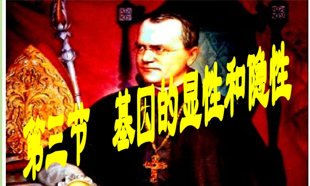 基因的显性和隐性八年级生物课件示例 课件