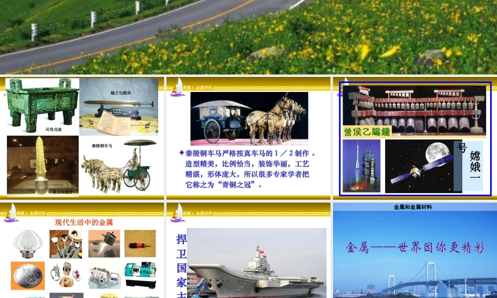 课题1-金属材料-(2012新版教材)