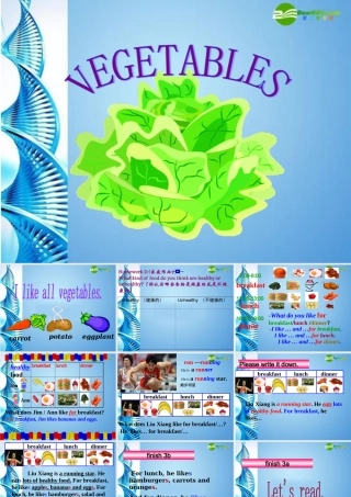 七年级英语上册 Unit 6 Do you like bananas Section B 3a-4b课件 人教新目标版 课件