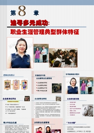 08职业生涯管理典型群体特征