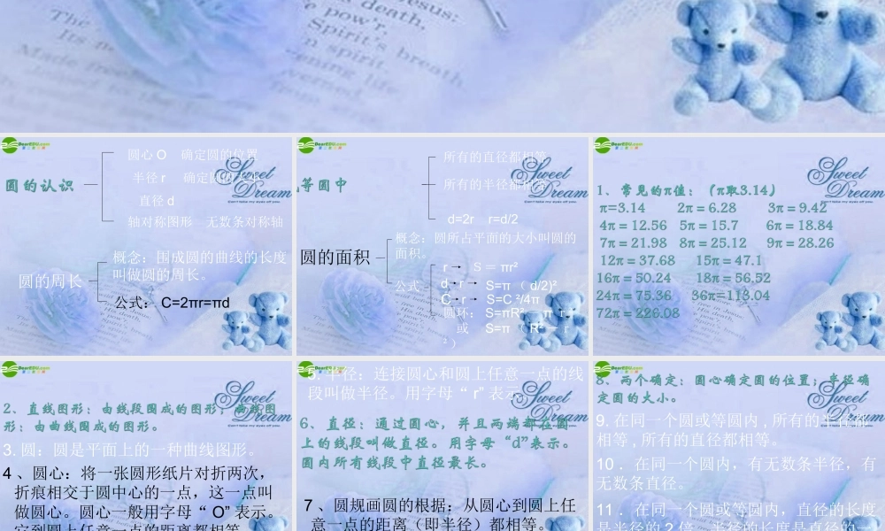九年级数学下册 第26章圆复习课件 沪科版 课件