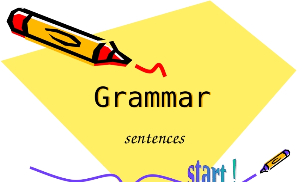 初中英语句子结构_