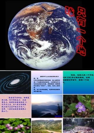 只有一个地球5