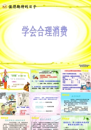 学会合理消费 第七课第三框 课件