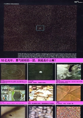 八年级物理全册 第二章 运动的世界 第二节 长度与时间的测量 10亿光年到1飞米素材(新版)沪科版 素材