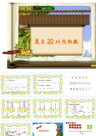 20以内数的认识总复习