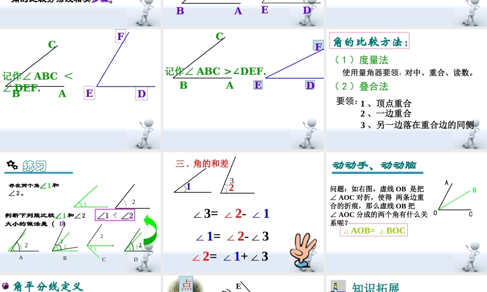 角的比较(最终)