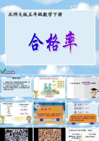合格率》PPT课件王春林