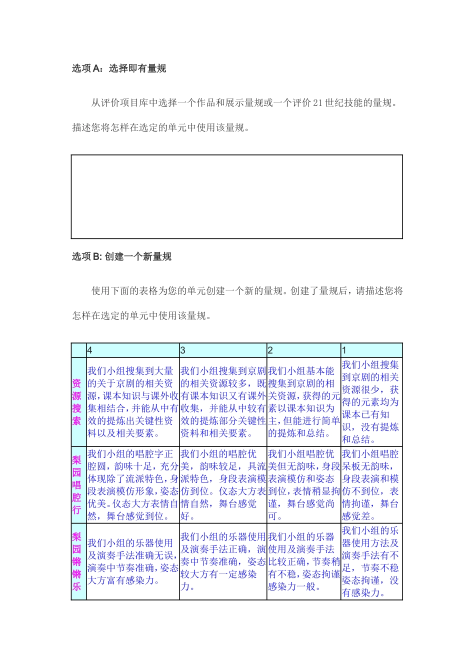 2013年远程培训intel未来教育项目音乐模块三作业国之瑰宝京剧_第3页