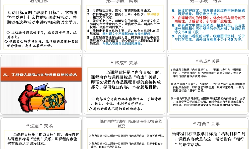 基于标准的语文教学