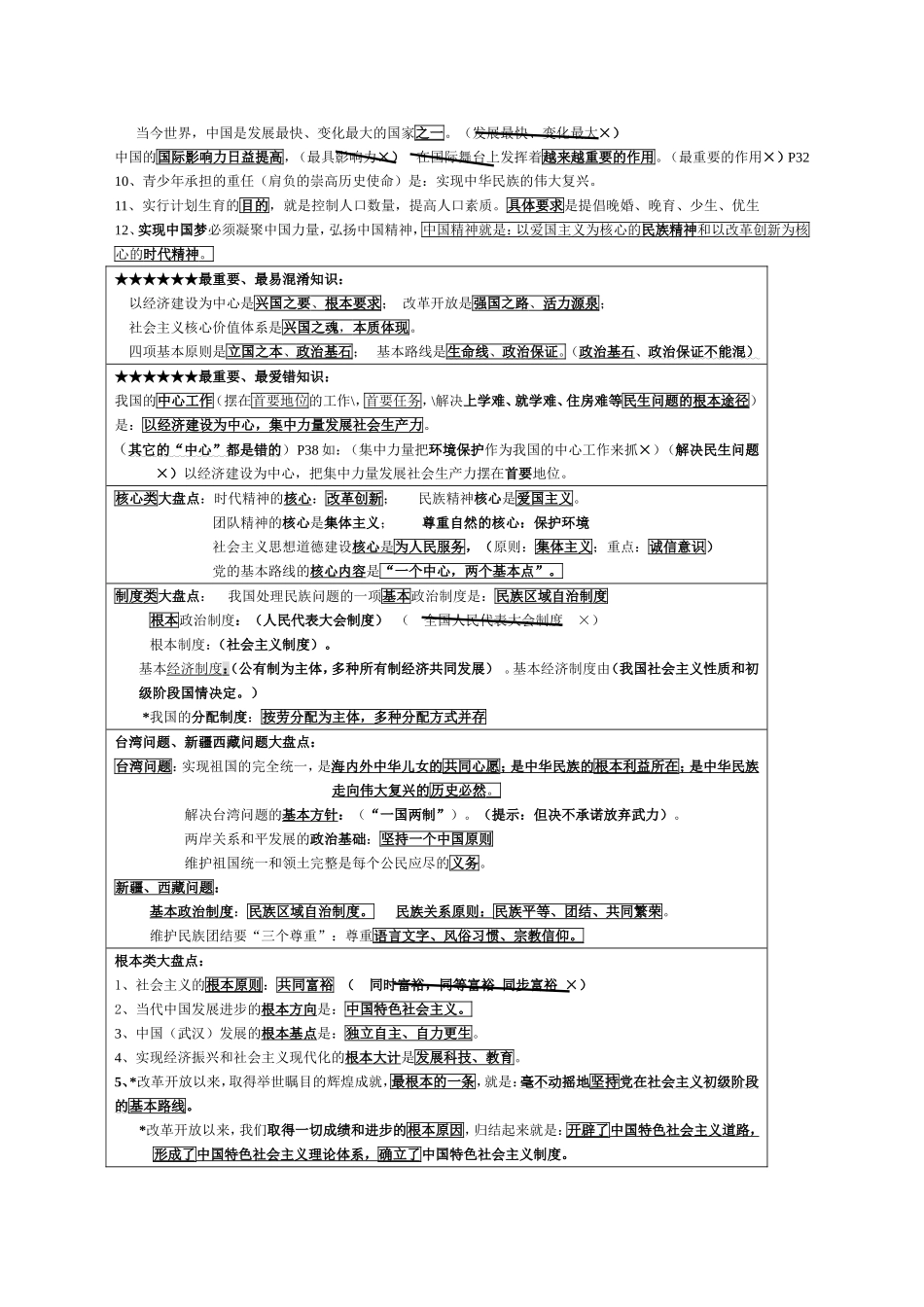 四月调考核心考点_第3页