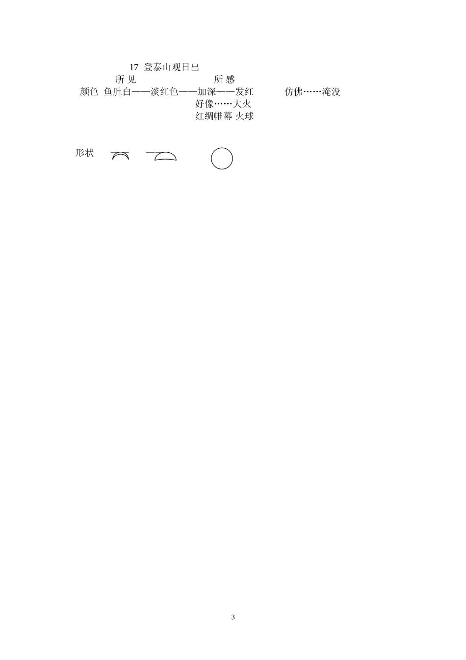 登泰山观日出袁玲简案_第3页