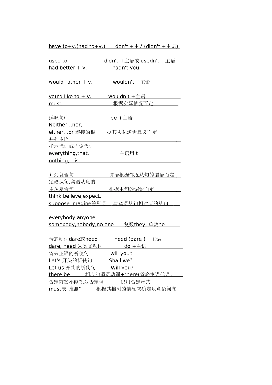反意疑问句（句子种类4）_第2页