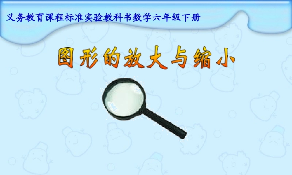 33图形的放大和缩小