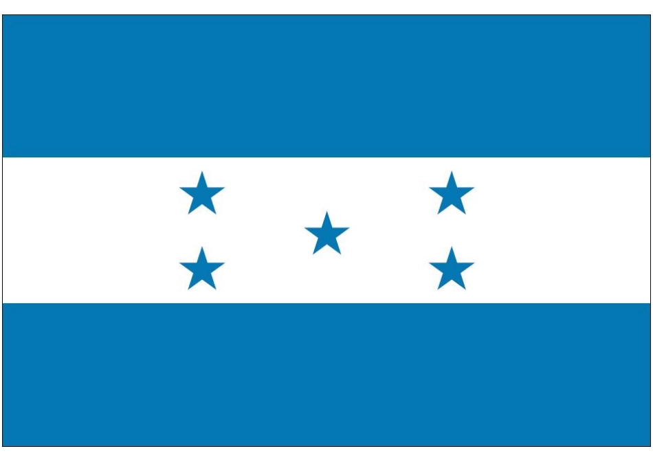 世界杯纸模：助威国旗(H3-洪都拉斯)_第1页