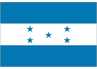 世界杯纸模：助威国旗(H3-洪都拉斯)