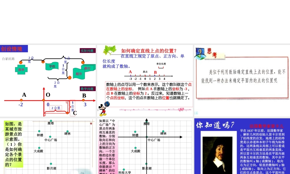 平面直角坐标系一