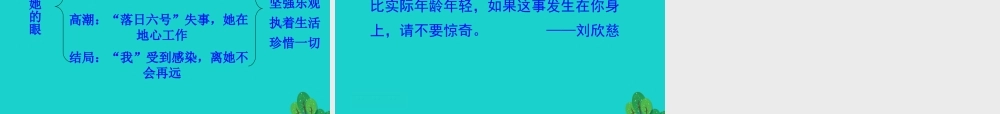 七年级语文下册 第六单元 23带上她的眼睛课件 新人教版 课件