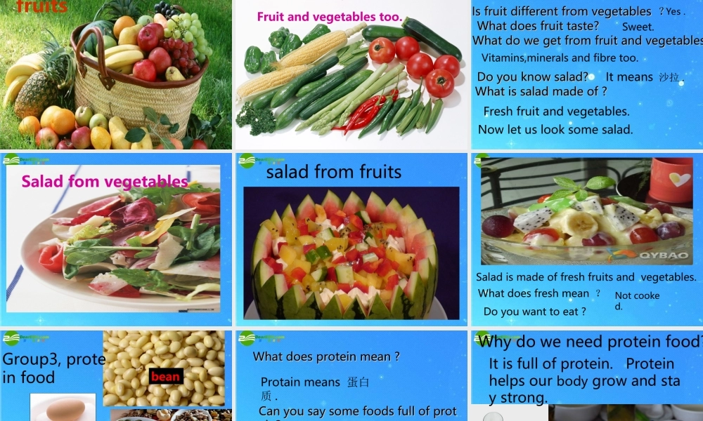 九年级英语上册 Good food,Good health课件 冀教版 课件