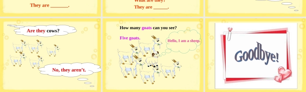 (人教版)小学英语四年级下册Unit_6_At_a_Farm_第二课时课件