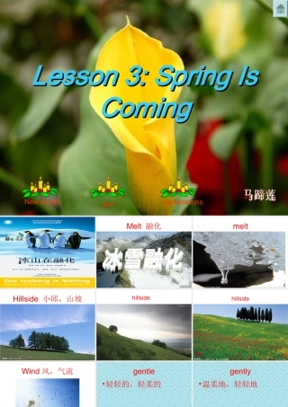 英语：Lesson3课件（冀教版八年级下）