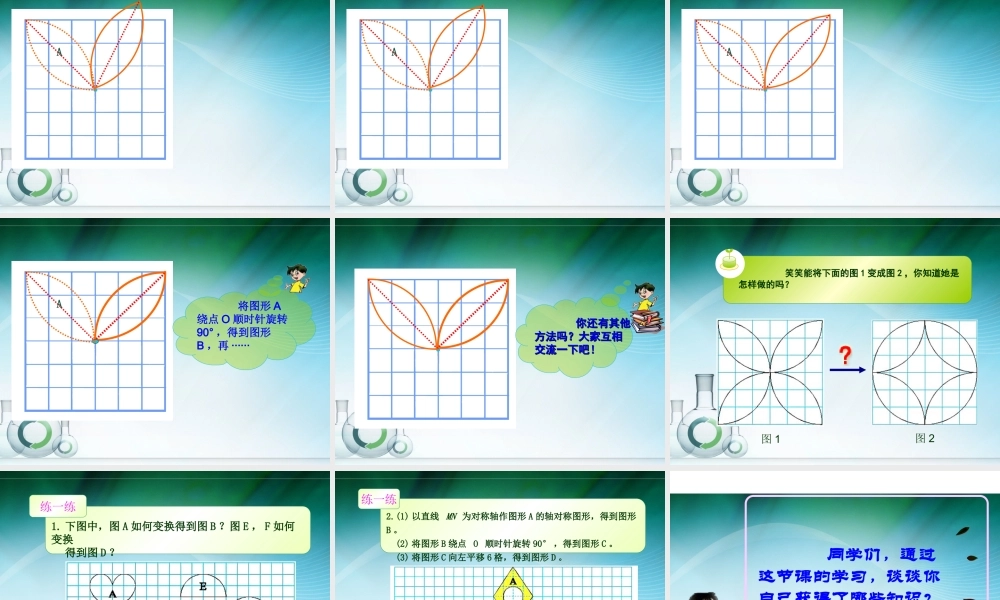 北师大版数学六年级上册《图案设计》课件
