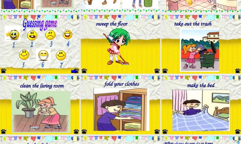 八年级英语(Unit9 Could you please clean your room ？)课件