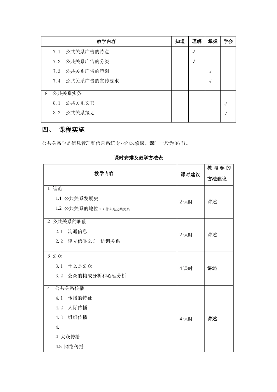 《公共关系学》教学大纲_第3页