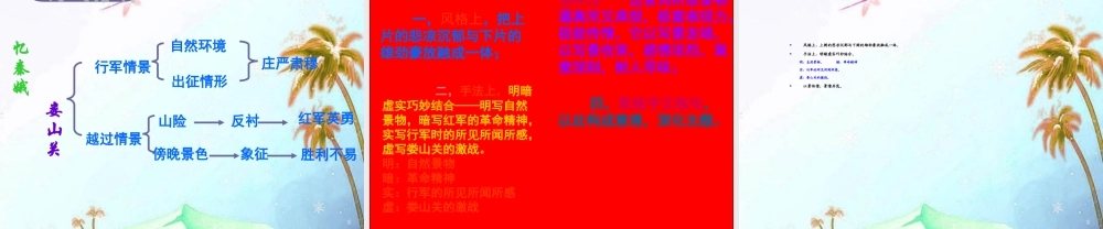 九年级语文下册 第七单元(忆秦娥·娄山关)课件 语文版 课件