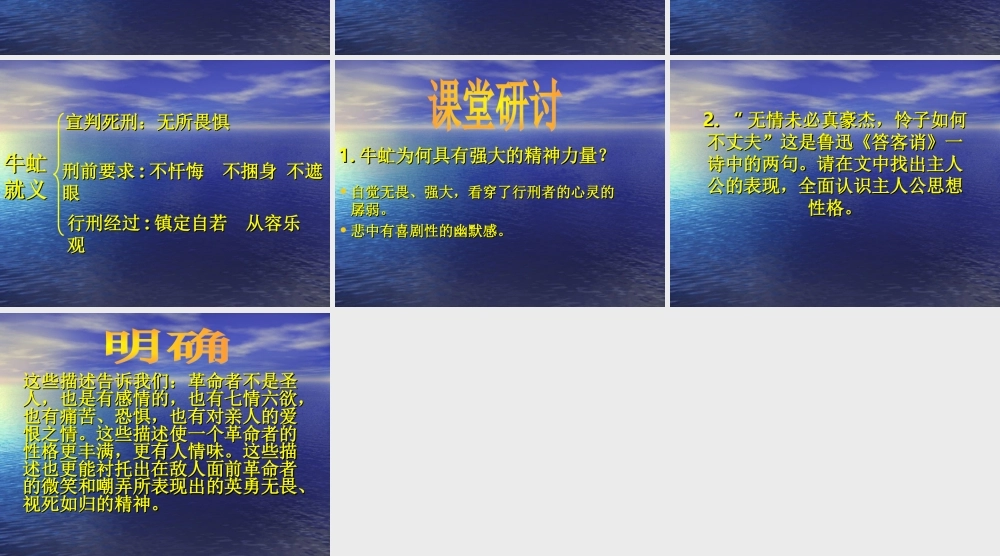 八年级语文下册《牛虻就义》课件北师大版