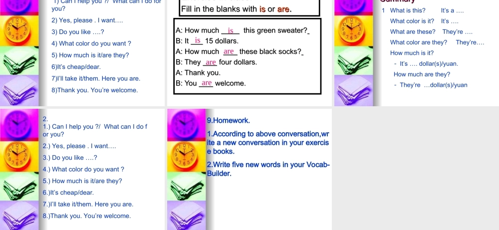 山东省新目标英语七年级(上)Unit7教学课件