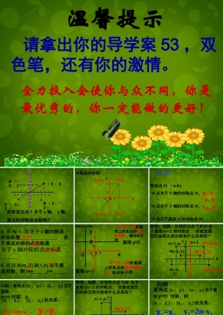 中学八年级数学上册 13.2.2 用坐标表示轴对称课件 (新版)新人教版