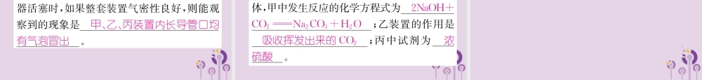 中考化学总复习 第1编 主题复习 模块5 科学探究 课时18 物质的检验、鉴别、共存和除杂(精练)课件