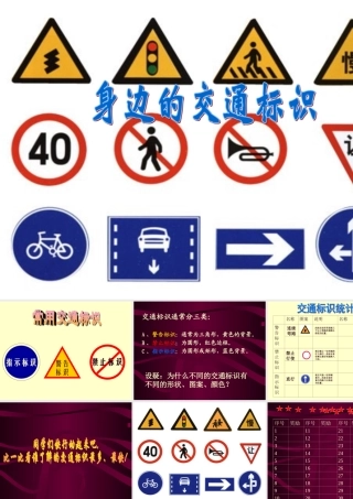 身边的交通标识